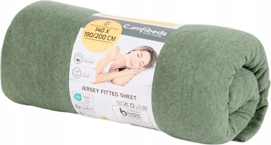 Comfibeds farmer lepedő 140 x 190/200 cm zöld, gumis