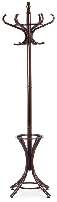 TömörFa Állófogas Sötétbarna Színben. Magassága: 185 CM F-2059