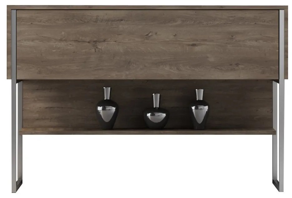 Komód Luxe - Silver, Walnut