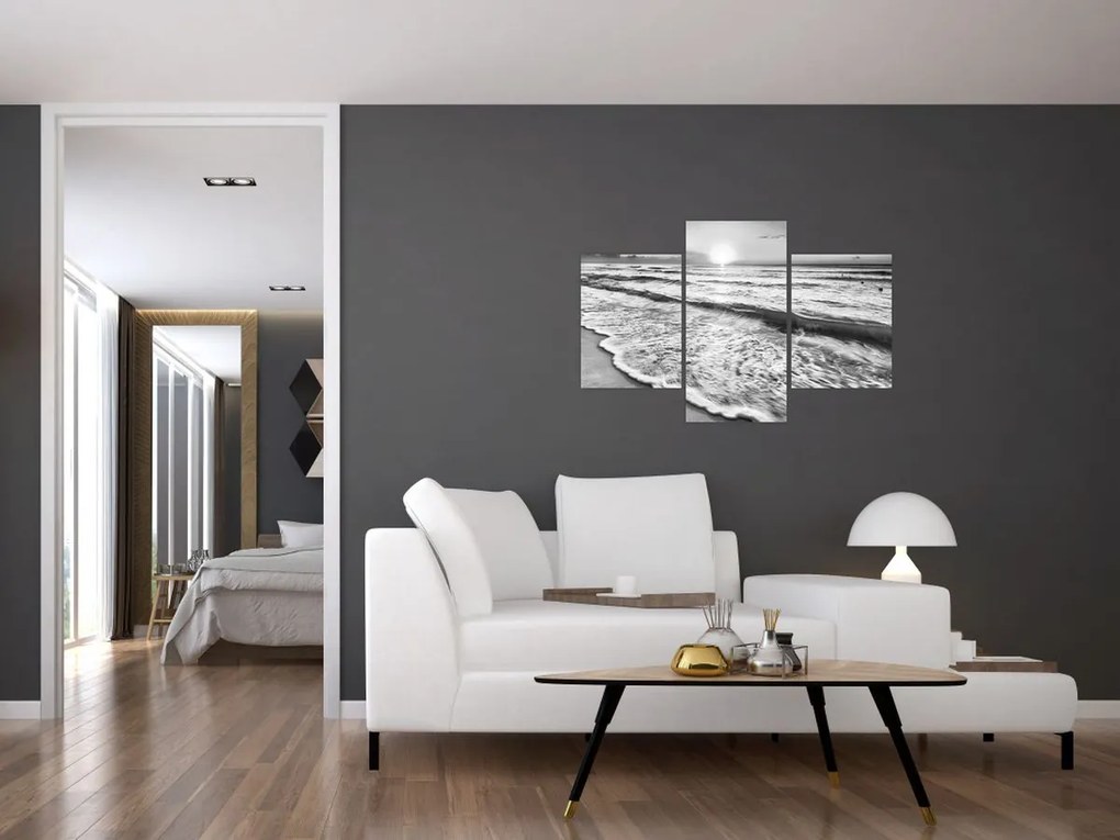 Kép - Naplemente a tengerparton (90x60 cm)
