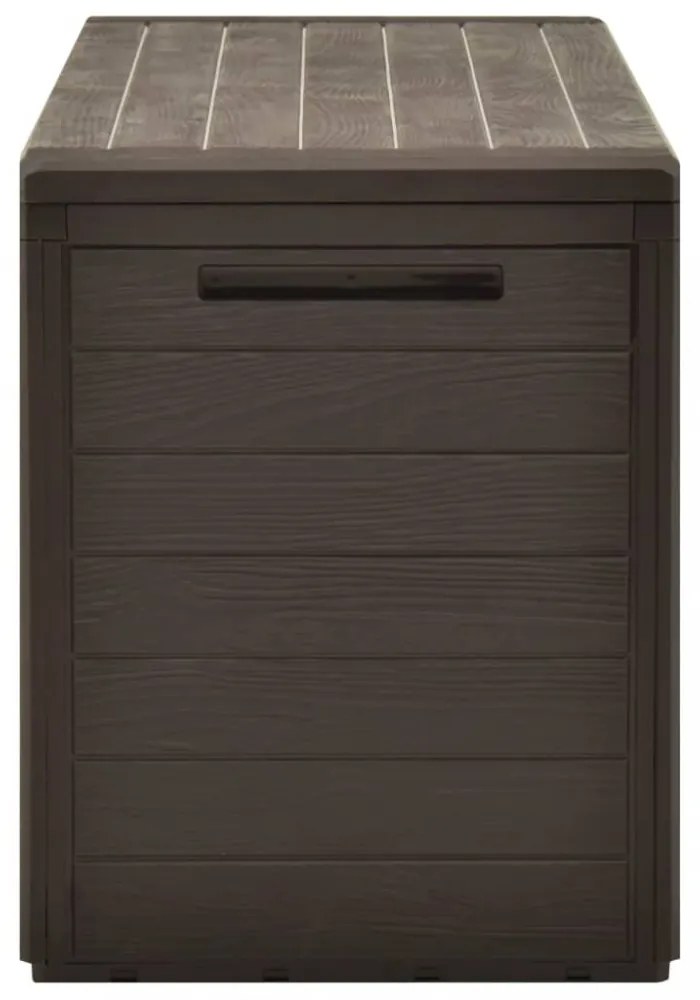 barna kerti tárolóláda 116 x 44 x 55 cm