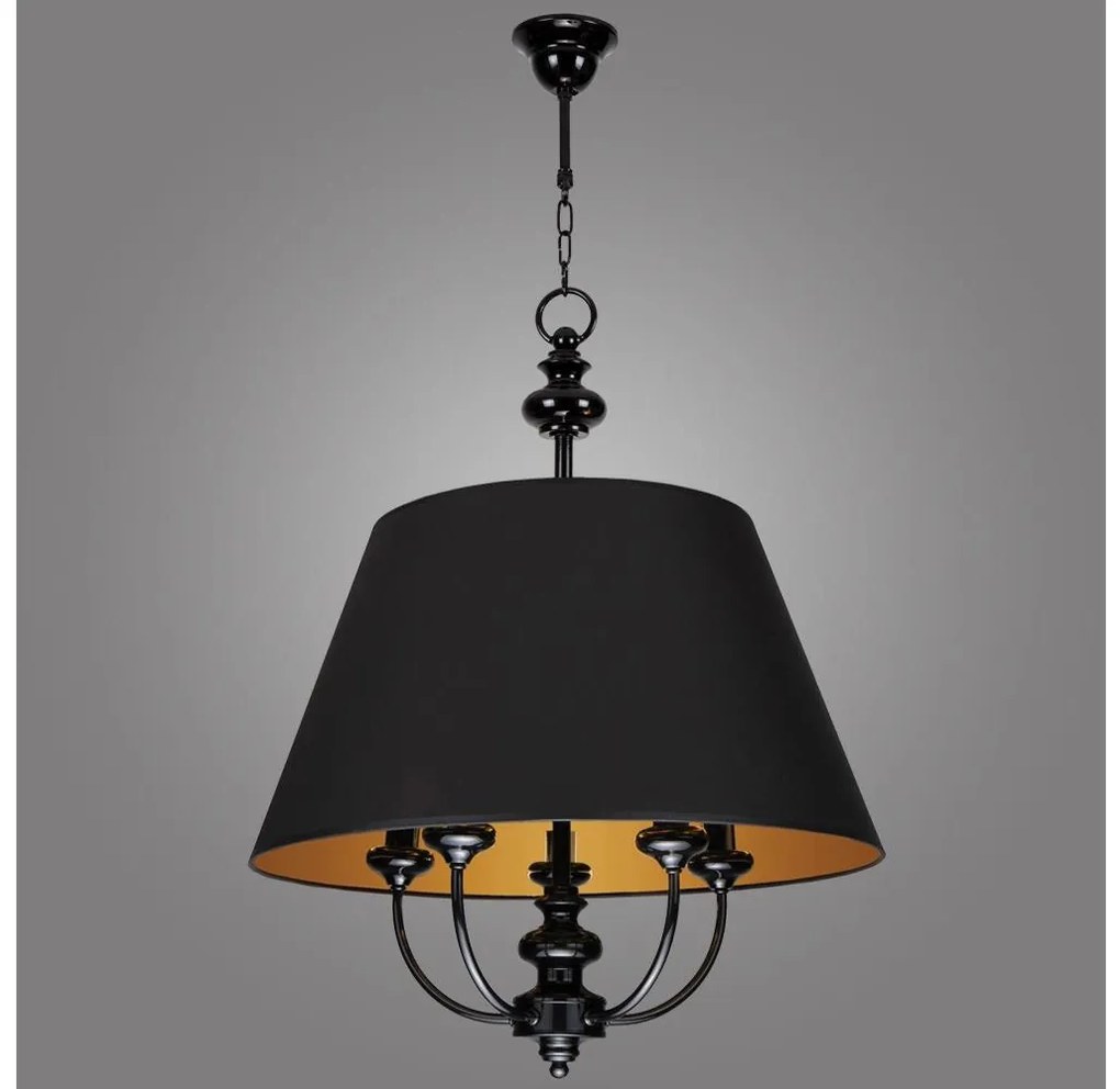 Kemar LR/5/B - Csillár láncon LABRADO 5xE14/60W/230V