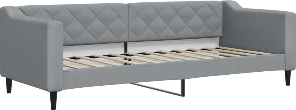 vidaXL világosszürke szövet kanapéágy keret 80 x 200 cm