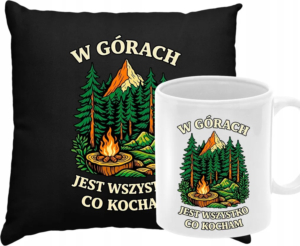 Párna Bögre Ajándék Szett Hegyimádó Utazónak