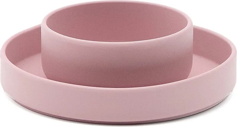 Szilikon gyerek étkészlet 2 db-os Lili – Kave Home