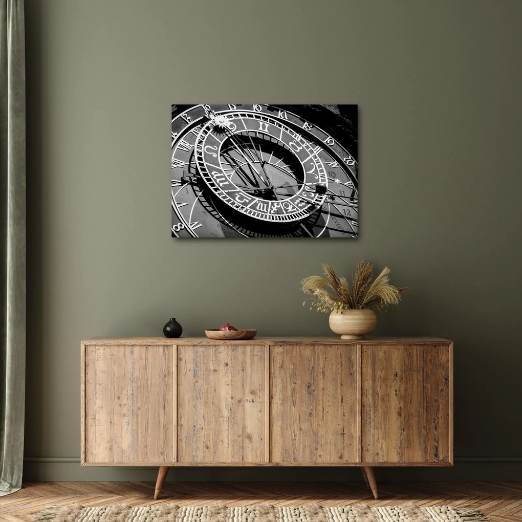 Kép - Csillagászati óra, Prága, Cseh Köztársaság (70x50 cm)
