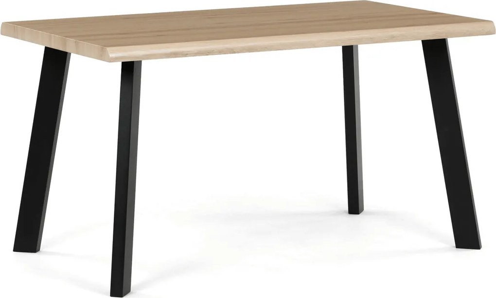 Étkezőasztal 140 × 80 cm MDF vad tölgy HT-F4514 OAK