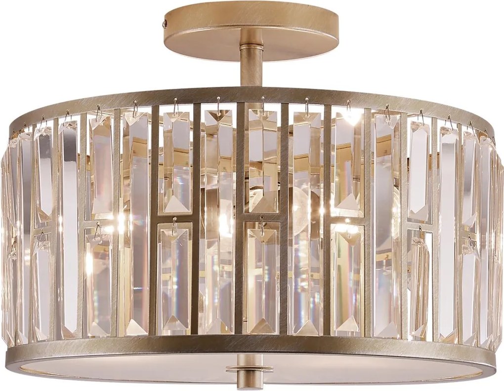 Cosmolight glamour kristály mennyezeti lámpa kyiv átlátszó pezsgő cosc03411cp