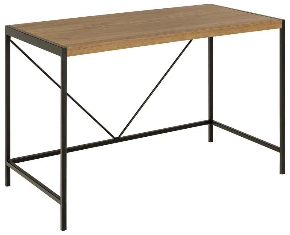 Íróasztal tölgyfa dekorral 60x120 cm Bahamas – Actona