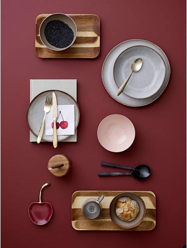 Cherry dekorációs kerámiatálca - Bloomingville