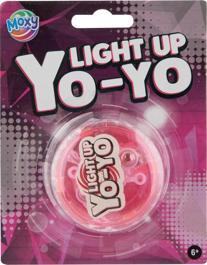 Világító Moxy rózsaszín yo-yo