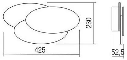 Redo 01-2297 - LED fali lámpa GAMER LED/36W/230V fehér