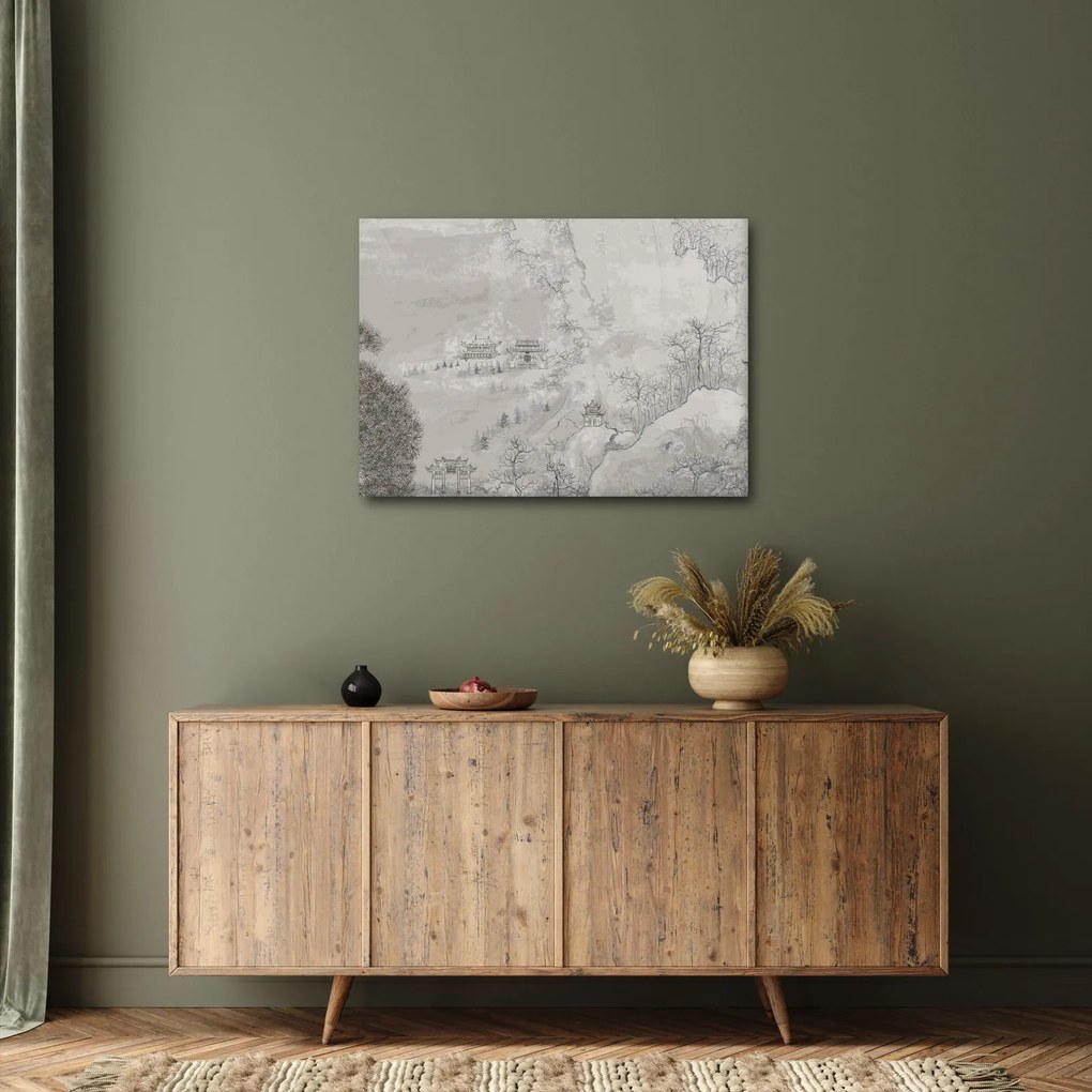 Kép - Kínai táj (70x50 cm)
