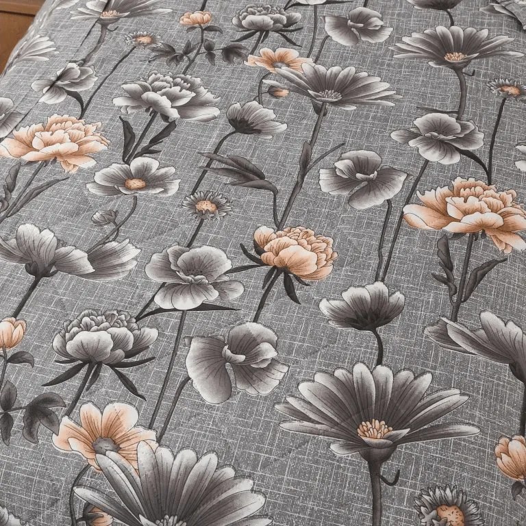 Nyári takaró FLORVEX 140x200 cm, szürke