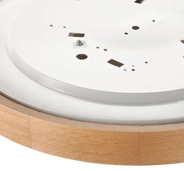 Brilagi - LED mennyezeti lámpatest CARVALHO 3xE27/15W/230V tölgy átm. 47,5 cm