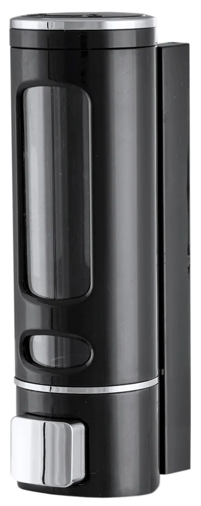 Gamma Gamma, falra szerelhető szappanadagoló 400ml, fekete, GMA-DOZS-BK