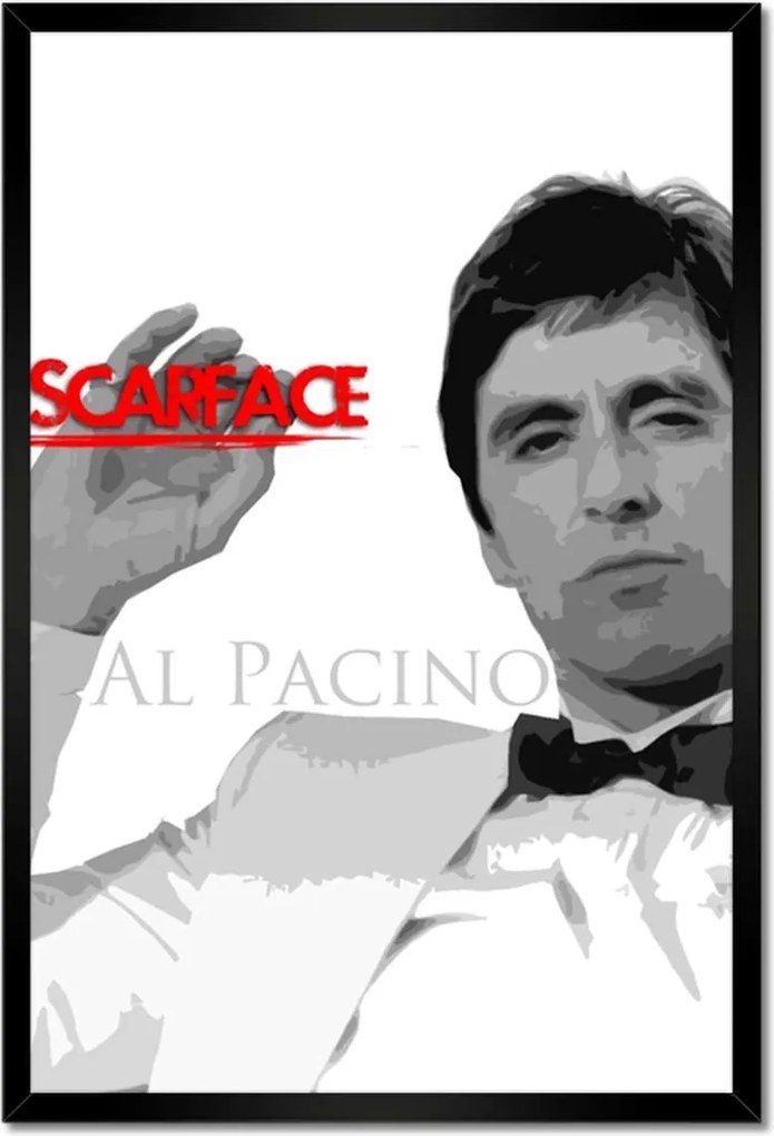 Poszterek keretben 40x60 A sebhelyesarcú