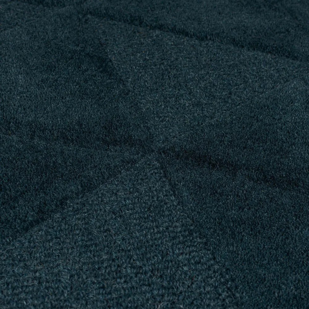 Kékeszöld kézi szövésű gyapjú szőnyeg 120x170 cm Shard Teal – Flair Rugs