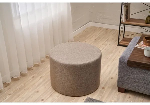 RABO puff, átmérő 58 cm, barna