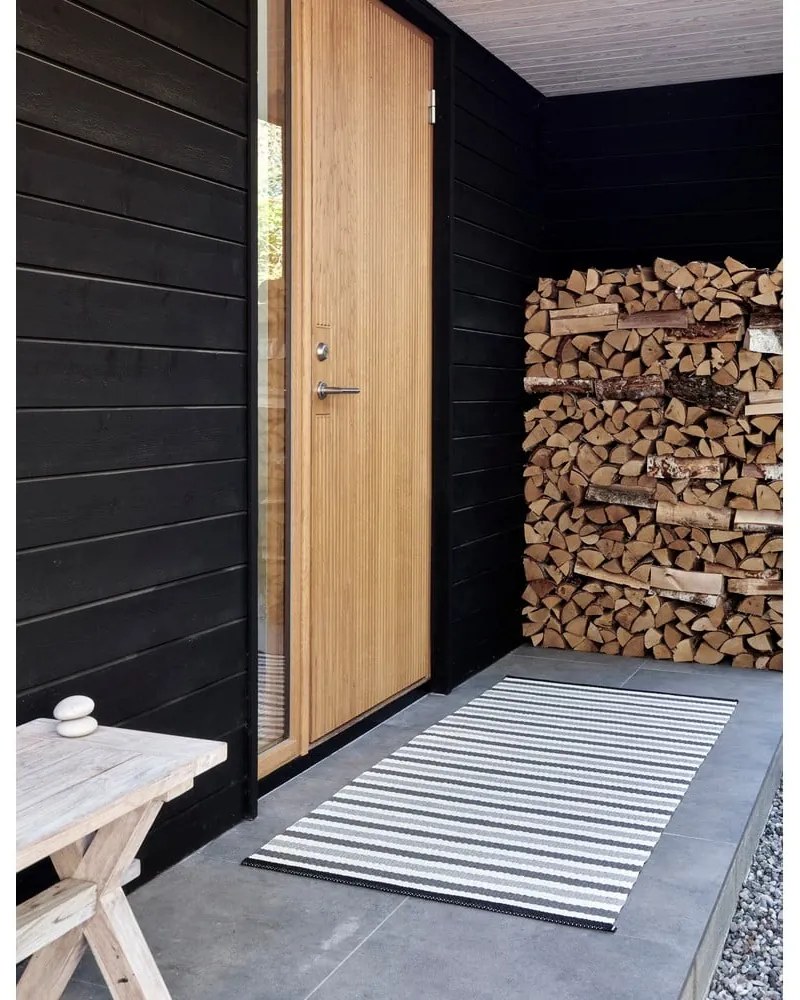 Szürke-bézs kültéri-beltéri szőnyeg 70x120 cm Teo Warm Grey – Pappelina