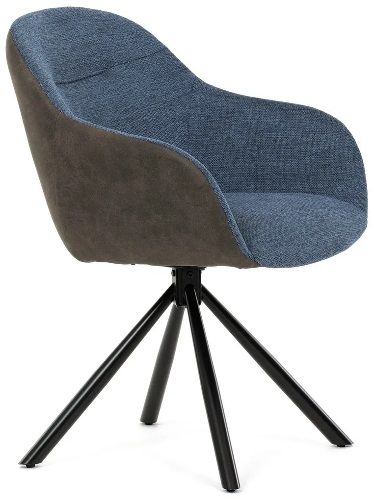 Étkezőszék-készlet visszahúzható mechanizmussalDCH-Y1143 BLUE2, 2 db