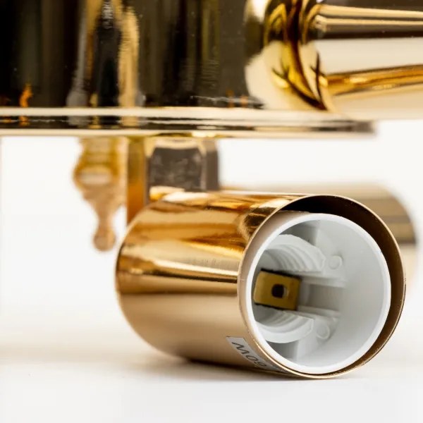 Brilagi - Felületre szerelhető csillár CRYSTAL 6xE14/60W/230V arany