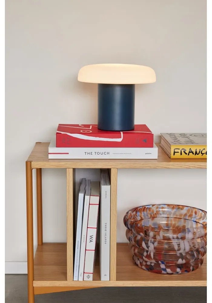Sötétkék asztali lámpa (magasság 20 cm) Ateliers – Hübsch