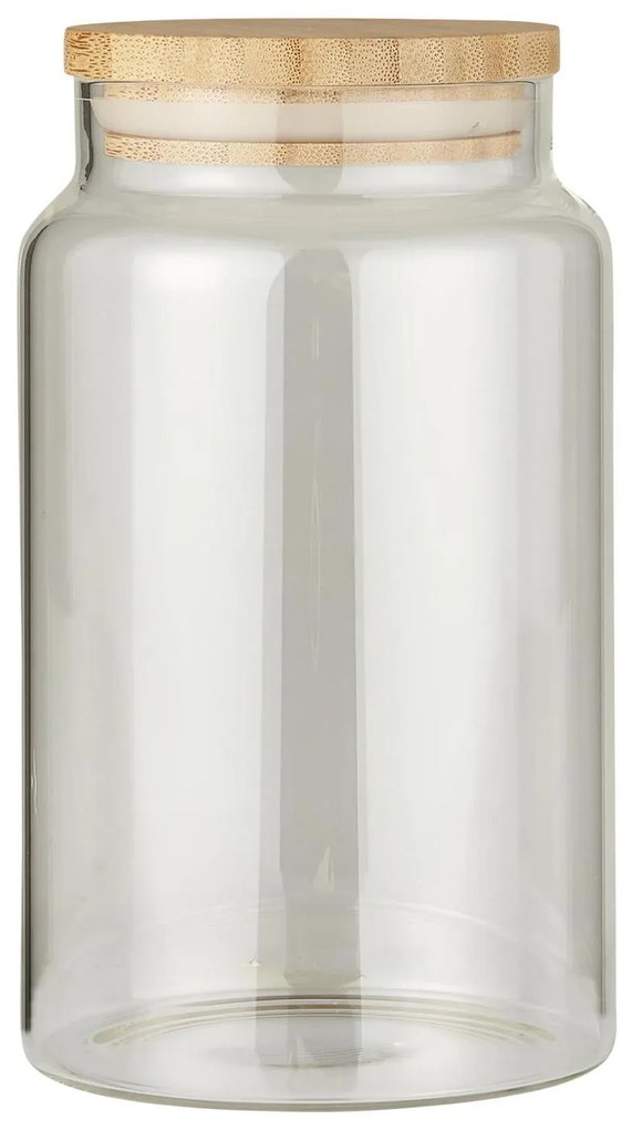 Üveg ételtároló BAMBOO bambusz fedéllel 1000 ml