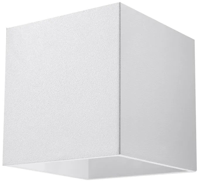 Fehér fali lámpa Geo – Sollux