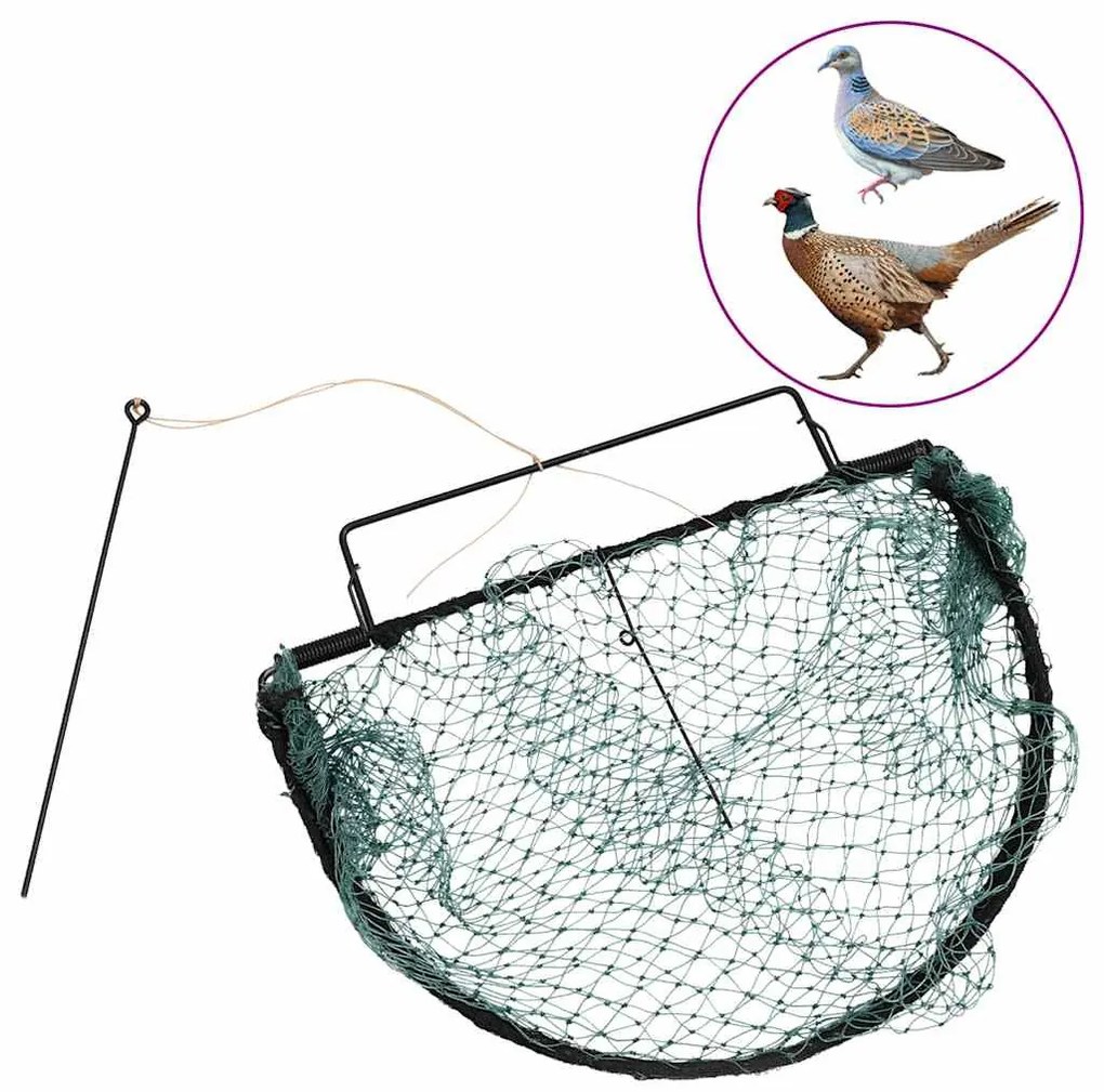 zöld acél madárcsapda 40 cm