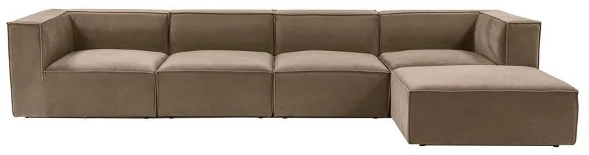 Sarokkanapé Sora (L1-O1-O1-1R-POUFFE ) - Barna