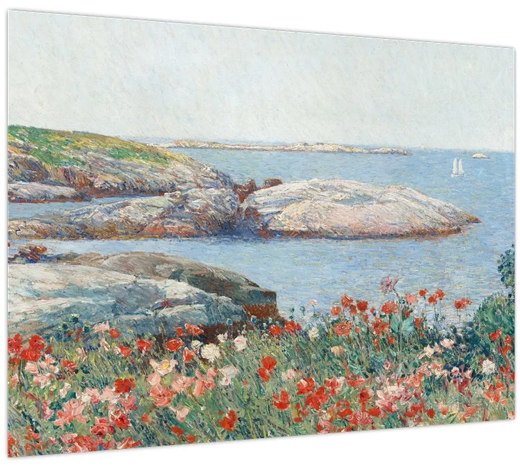 Kép - Childe Hassam, Poppies,  Isles of Shoals, reprodukciók (70x50 cm)