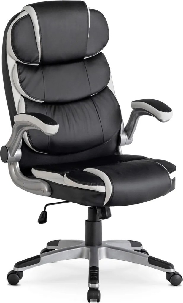 Forgószék fekete színben, műbőr kárpittal. LIVERPOOL