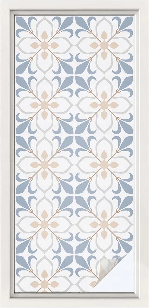 Tejfólia Ablaküveghez Öntapadós Adatvédelem Virágos szépség 50x116