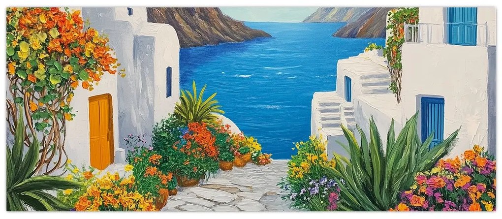 Kép - Görög sikátor (120x50 cm)