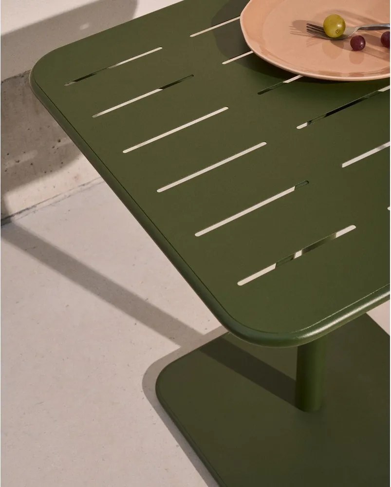 Acél kerti étkezőasztal 70x70 cm Brai – Kave Home