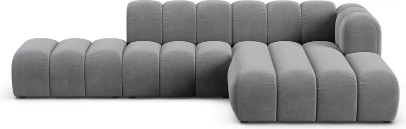 Világosszürke sarokkanapé (jobb oldali) Lupine – Micadoni Home