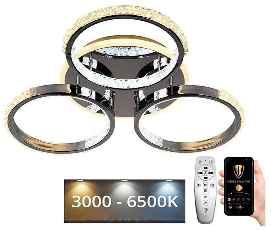 NEDES LED állítható mennyezeti lámpa LED/60W/230V 3000-6500K + DO ND3498