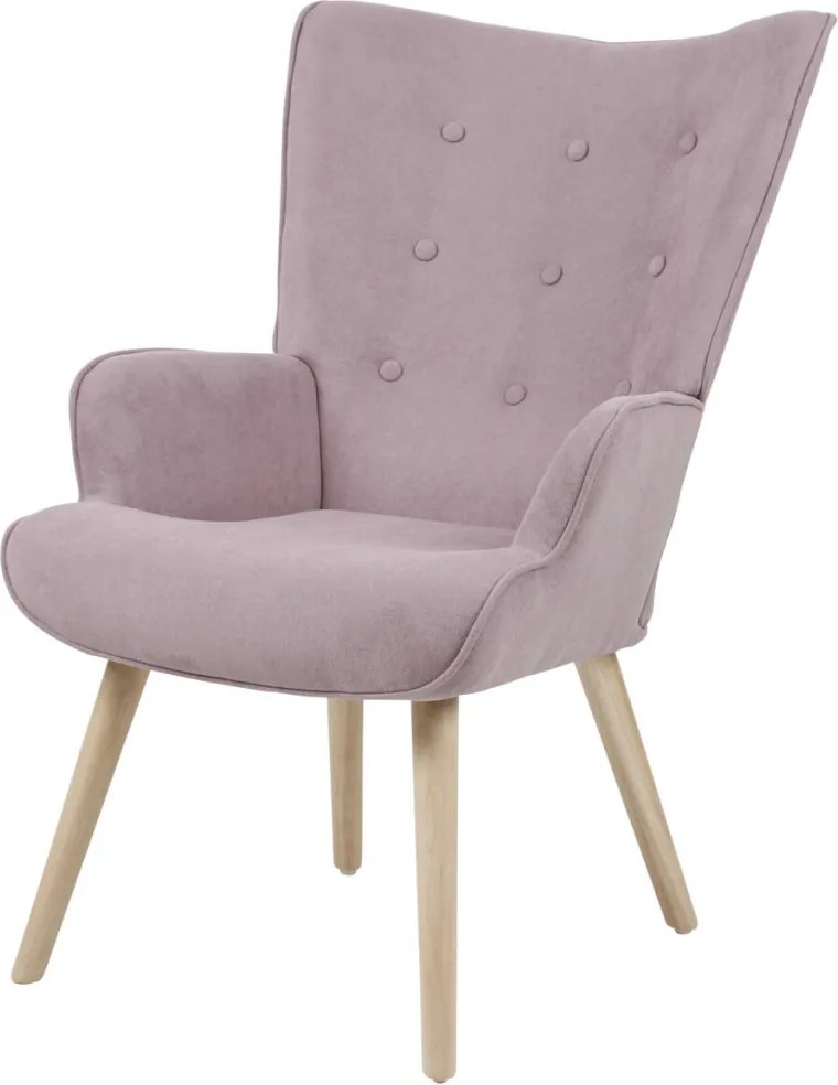 Relaxační křeslo, růžová, látka, AK-301 PINK2