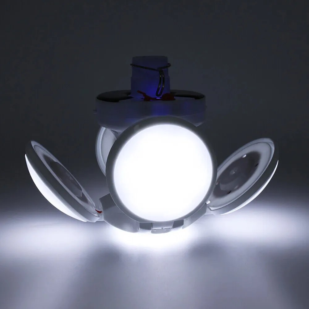 Szétnyitható Akasztható Napelemes Labda formájú LED UFO lámpa - Vezeték nélkül működik Kemping Lámpa