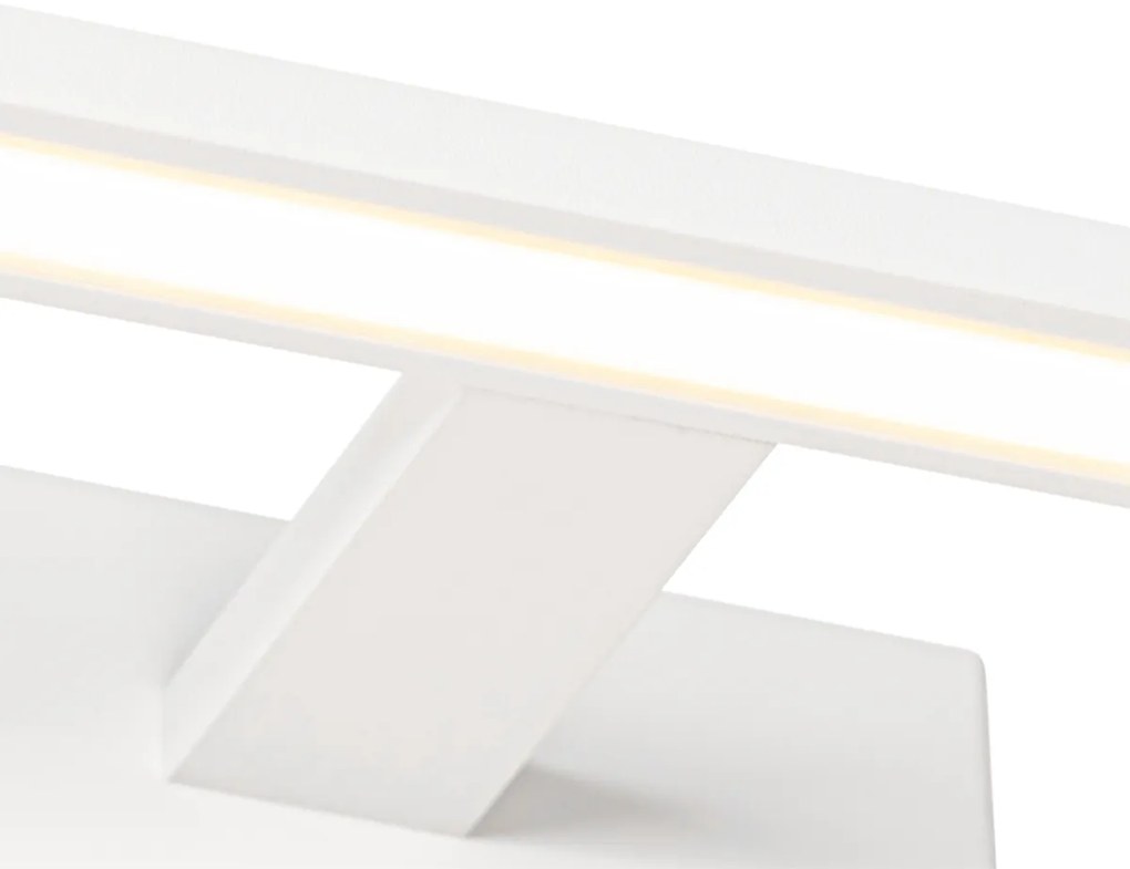 Fali lámpa fehér 41,5 cm LED-del IP44 - Jerre