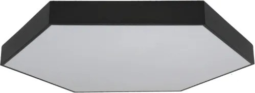 LED mennyezeti lámpa LED/200W/230V 3000/4000/6500K átm. 100 cm fekete