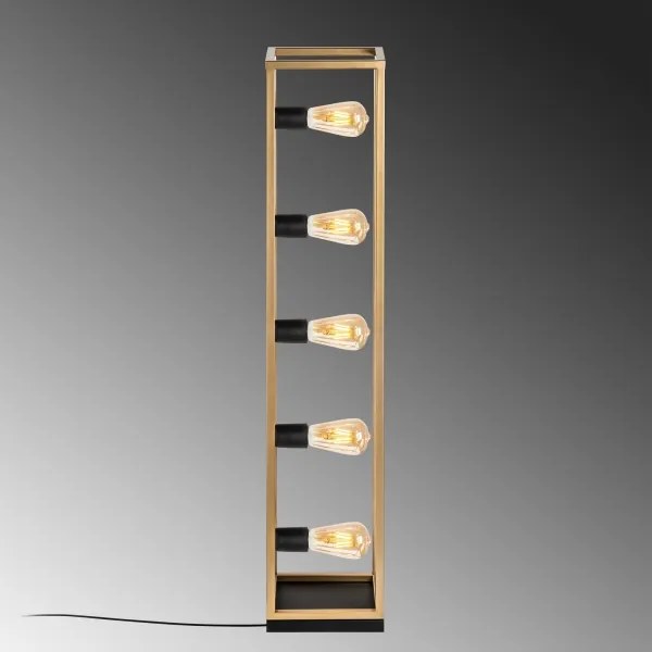 KAFES állólámpa 5xE27/40W/230V arany