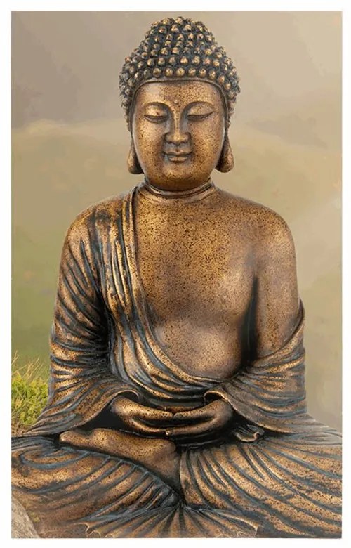 Poszter Buddha szobor meditáló helyzetben