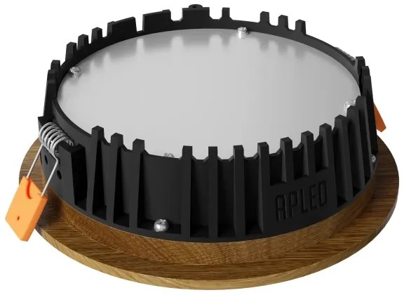 APLED - LED Lámpa RONDO WOODLINE LED/6W/230V 4000K átm. 15 cm tölgy tömör fa