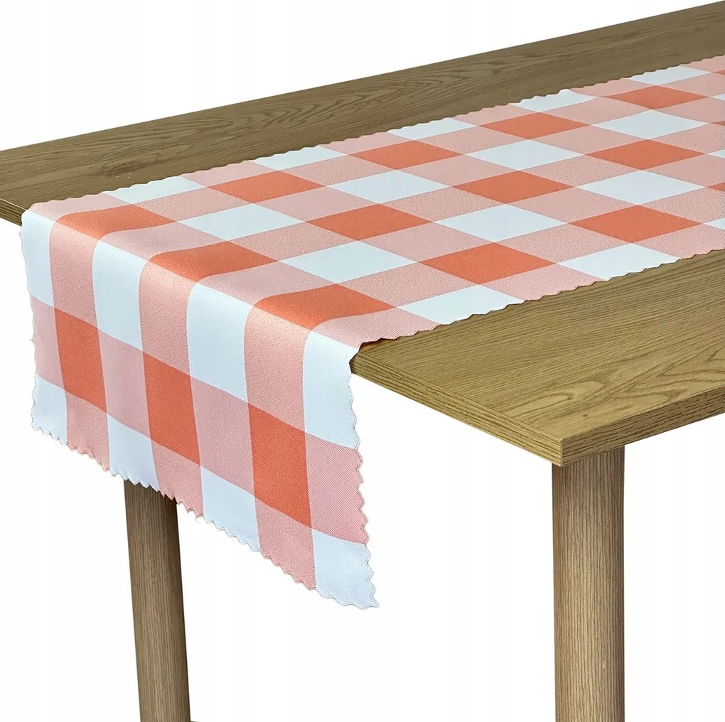 Foltálló Futópad Dekoratív Alice Rács Narancssárga 50x160 cm