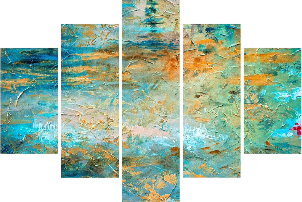 A kék absztrakció képe (150x105 cm)
