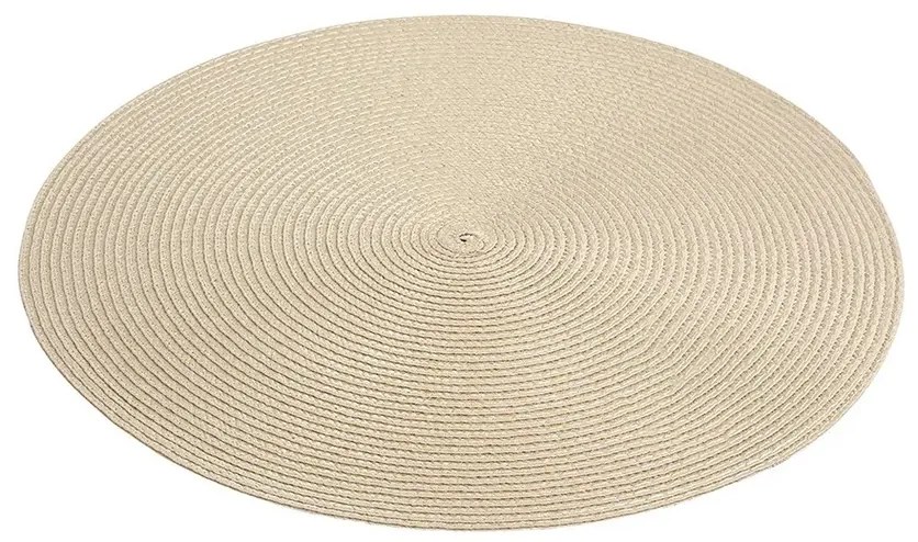 Altom Straw tányéralátét bézs, átmérő 38 cm, 4 darabos készlet