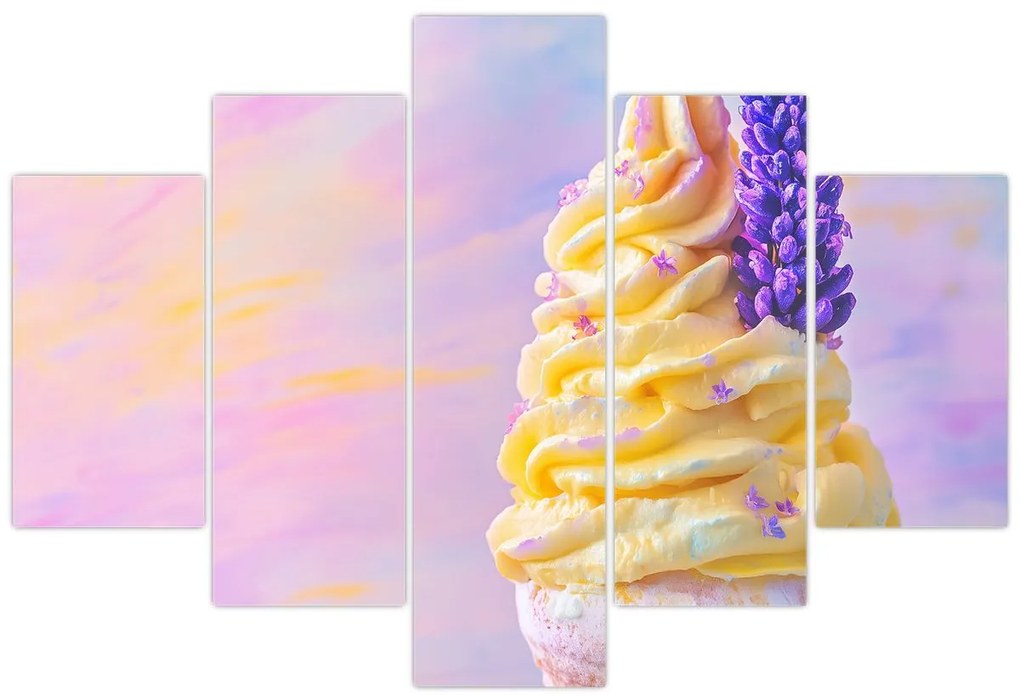Kép - Levendulás fagylalt (150x105 cm)