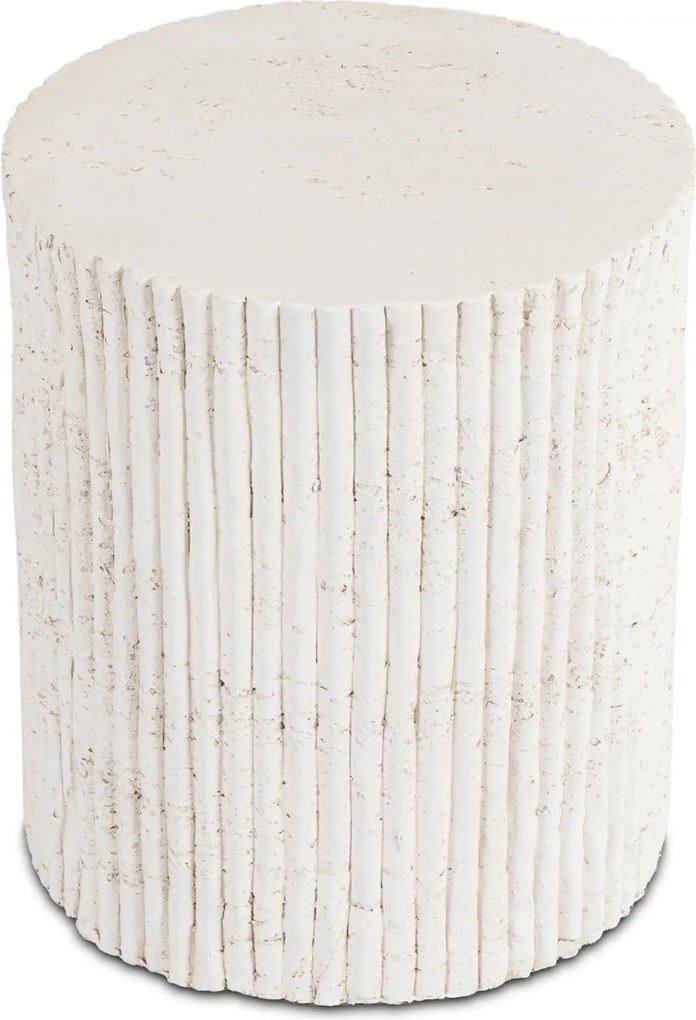 Modern dohányzóasztal TIALL 38 cm, krémbézs
